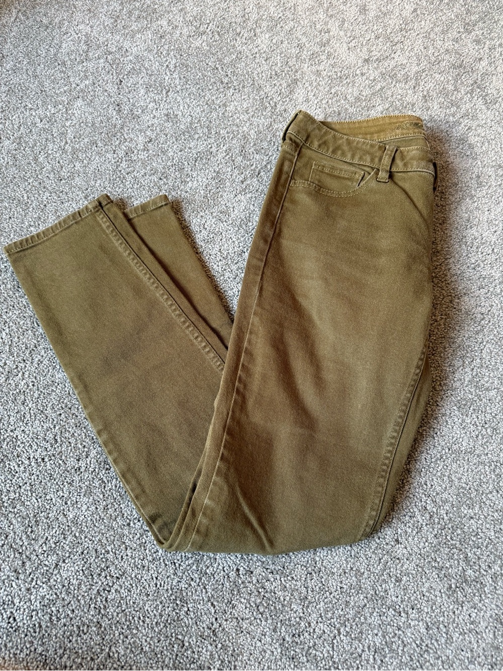 Army green Arizona Super Skinny Jeans